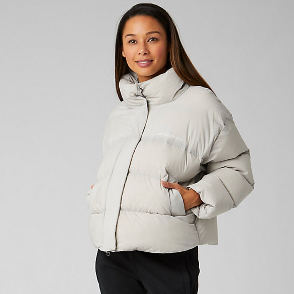 NWT! New Balance Select Heat Down Puffer Jacket L